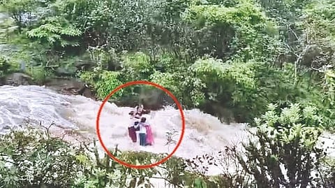 Five members of the Ansari family were swept away in the Bhushi Dam on Sunday