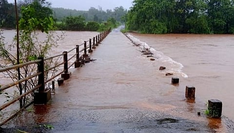 Salgaon dam on Hiranyakeshi river