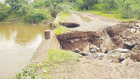 Rain damage in Karjat taluka
