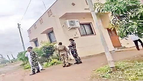 ED raid on the house of Deshmukh family in Maini