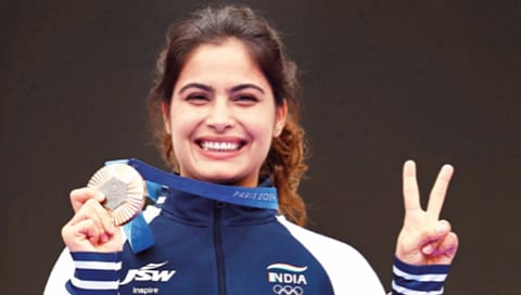 Manu Bhakar won two bronze medals at the Paris Olympics