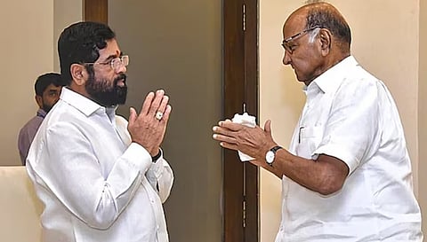 Sharad Pawar meets Eknath Shinde