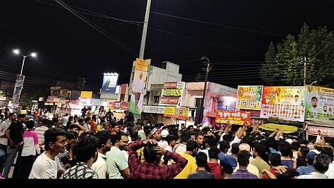 Tension between two factions in Vaijapur Strict police cordon in the city