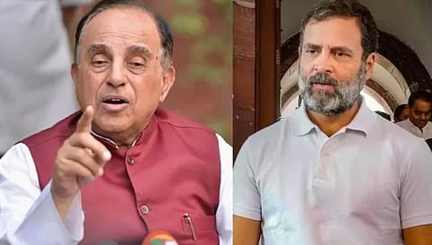 Rahul Gandhi Subramanian Swamy