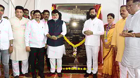Bhoomipujan of airport terminal building by Chief Minister Eknath Shinde