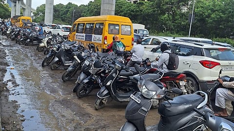 Trafic Jam In Hinjwadi IT Park