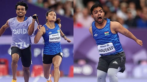 paris paralympics simran sharma navdeep singh