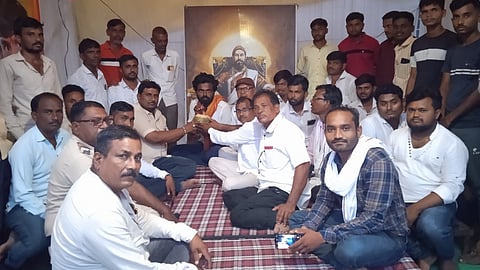 Nilesh Chavan hunger strike in Charthana