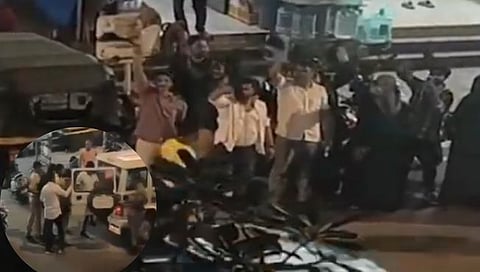 CM Eknath Shinde Convoy Stopped