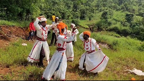 Dussehra Dhangar tribal festival, Gaja dance is the specialty of this commiunity