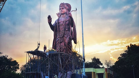 Nashik 55 feet tall magnificent sculpture of Lord Sri Rama