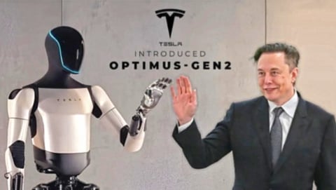 A humanoid robot that does all the housework