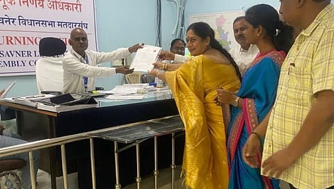 Anuja Kedar in Savner election