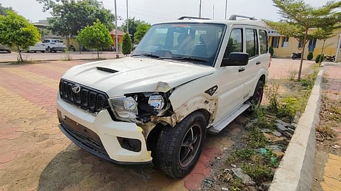 A case of drunk and driving has been registered against the driver in the case of check post accident