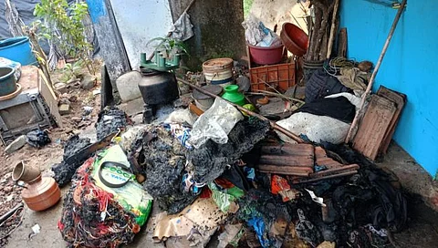 House fire in Ubhadanda-Girpawadi