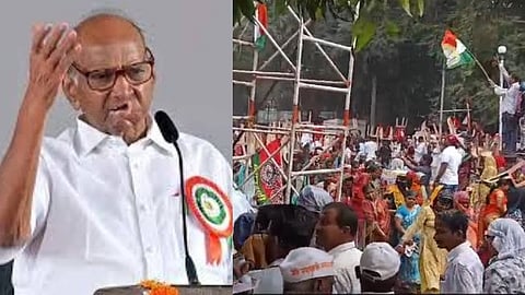 In the public meeting of Sharad Pawar in Ichalkaranji, the rain has started, Sharad Pawar said on it