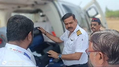 Amit Shah bag inspection in Hingoli