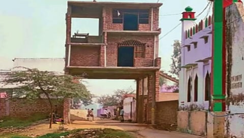 House built despite not having land