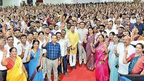 Inauguration of 4 development projects in Parye constituency