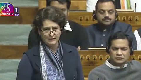 Priyanka Gandhi Lok Sabha speech
