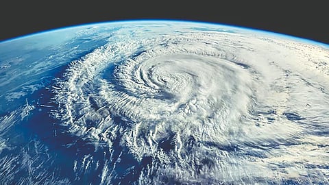 Climate change has increased the number of storms