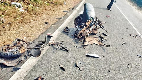 Youth killed in truck-bike collision