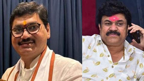 Anjali Damania, Dhananjay Munde, Walmik Karad