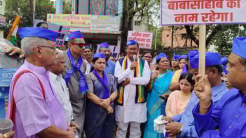 Chandrapur Congress march