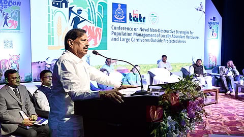 Forest Minister Ganesh Naik