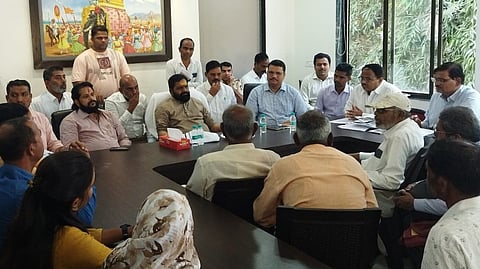 Bharatshet Gogawale meeting Mahad