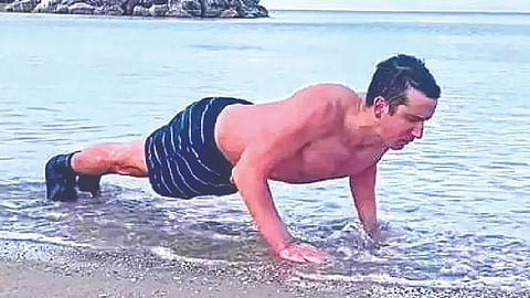 Kevin Cullum completes 1 million push-ups to promote mental health awareness