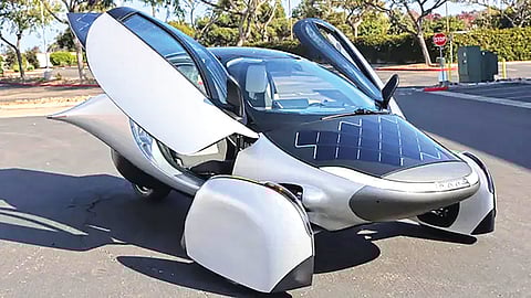 electric vehicle powered by solar energy 64 km range