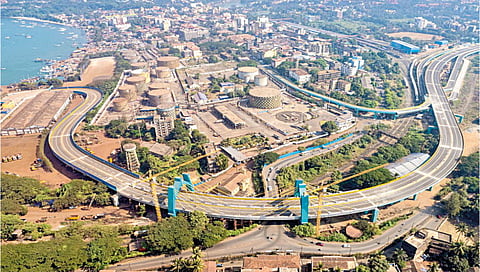 Inauguration of the country's first 'curved cable-stayed' bridge