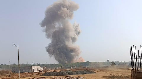 Explosion at ordnance manufacturing company in Bhandara
