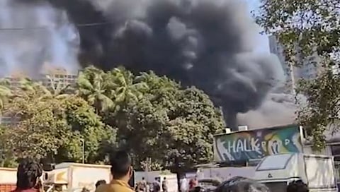 Mumbai furniture market fire