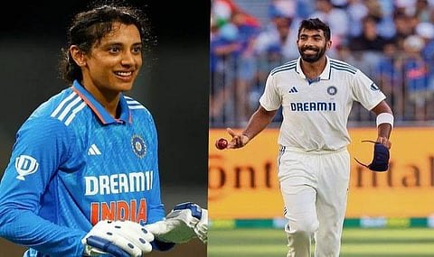 smriti mandhana and jasprit bumrah