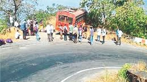 Tilari Ghat roadwork