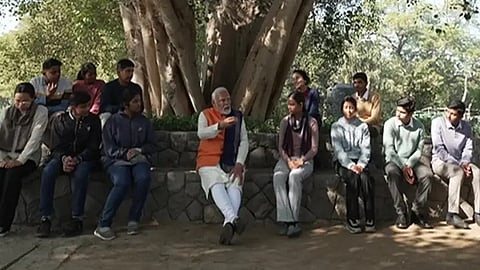 PM Narendra Modi interaction with students