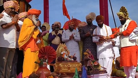 Chhatrapati Sambhaji Maharaj's coronation day celebrated with enthusiasm at Raigad Fort!