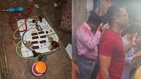 Chilli water attack on police team