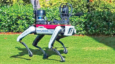 Trump resort security AI robot