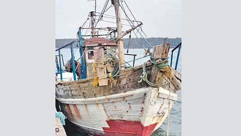 Indian Navy restricted fishing area