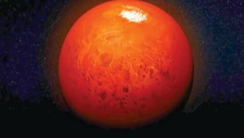 Mars Red Color Reason