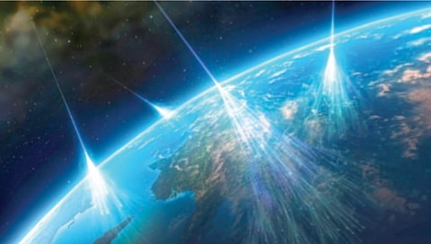 Powerful cosmic rays in the universe originate near Earth
