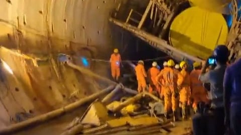 Telangana SLBC tunnel collapse incident