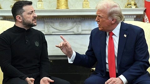 trump zelensky Fight