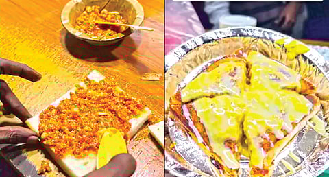 Gajar Ka Halwa Sandwich