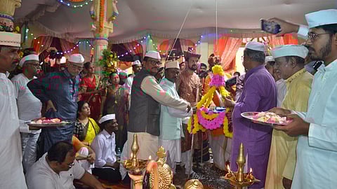 Ramjanmatsava celebration was celebrated at Rameshwar Sansthan