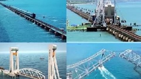 India's first vertical lift sea bridge