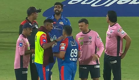 jasprit bumrah vs karun nair fight